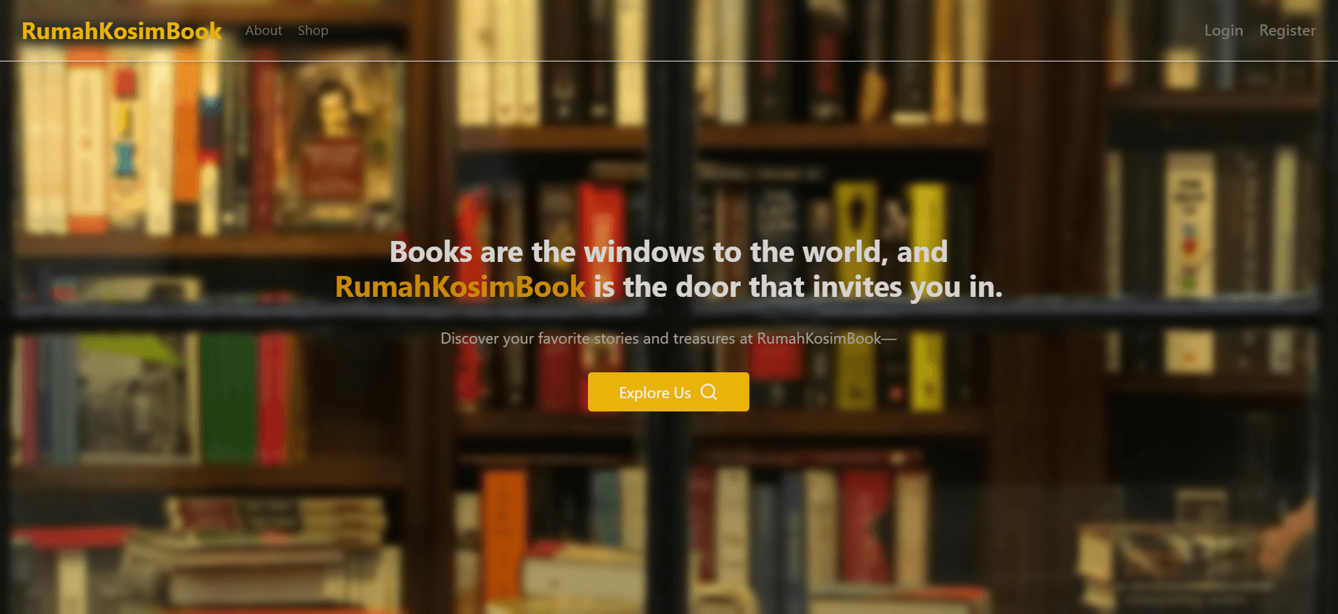 Rumah Kosim - Book Management